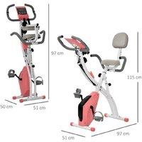 Chic 2-In-1 Pink Upright & Recumbent Bike