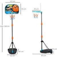 Kids Adjustable Basketball Hoop Set