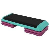 Versatile Adjustable Stepper - Green & Purple