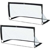 Premium Steel Football Goal - Outdoor Sports Net For Family Fun, Durable & Portable, All Ages
