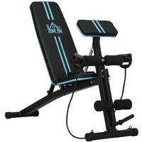 Transform Your Workout: Foldable Weight Bench, Blue