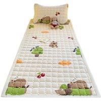 Hotel Quality Flannel Mattress Topper - 4 Sizes, 11 Cute Designs, Ultra-Soft Milk Flannel