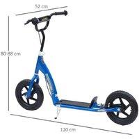 Vibrant Teen Push Scooter With 12" Eva Tyres - Choose Your Colour!