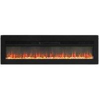 40-Inch Electric Fireplace With Adjustable Flames