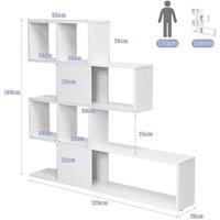 5-Tier Display And Storage Bookshelf For Home And Office