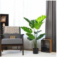 1.2 Meter Artificial Monstera Indoor Plant - Lush, Low Maintenance Foliage