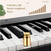 88-Key Foldable Full-Size Semi-Weighted Digital Piano Keyboard With Midi