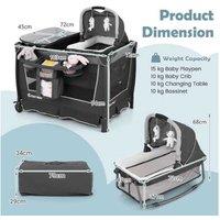 5-in-1 Removable Bassinet