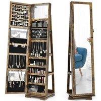 Full Length Mirrored Jewellery Cabinet