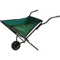 Compact & Durable Folding Garden Wheelbarrow