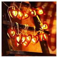 20Leds Battery Operated Valentine'S Day Led Heart String Light