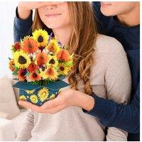 Pop-Up 3D Flower Bouquet Greeting Card