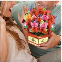 Pop-Up 3D Flower Bouquet Greeting Card