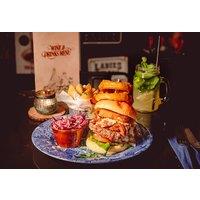 Burger, Fries And Flight Of Beers For 1 Or 2 - The Quarter At Potbank