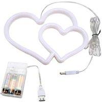 Heart-Shaped Led Neon Light For Bedroom Wall Decor