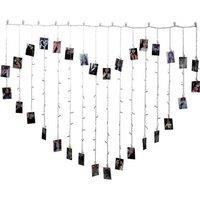 Heart Shape Picture Photo Peg Clip Fairy String Lights