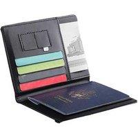 Rfid Blocking Travel Passport Holder With Elastic Strap