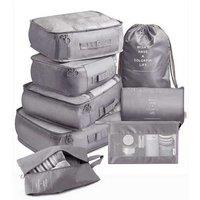 8Pcs Travel Luggage Packing Cubes Organizers Set