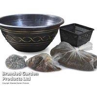 Water Lily Trio Pond Basket + Pot Kit