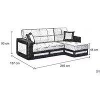 Brook Fabric Storage Sofa Bed Available In Grey & Brown Colors!