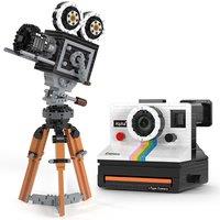 Retro Film Camera Building Block Sets - 802 Or 593 Pieces!