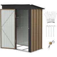 Outsunny Metal Garden Storage Shed - Weatherproof & Secure