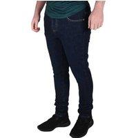 Womens Black Mens Skinny Jeans Cotton Stretch Slim Fit Denim Trouser Pants