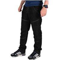 Womens Grey Mens Jeans Straight Leg Regular Fit Casual Denim Pants 30"-42"