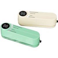 2-in-1 Wireless Food Vacuum Sealer - Multi-Function, Cordless, Fast-Seal Kitchen Appliance (Green or Beige)