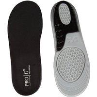 Unisex Black Pro Performance Gel Insoles For Running & Everyday Comfort - Breathable, Shock-Absorbing, 4 Sizes