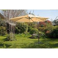 3M Overhanging Cantilever Banana Parasol Umbrella - Beige, Black, Or Grey