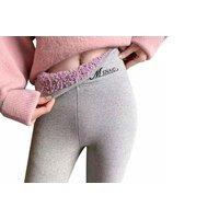 Unisex Women's Camel High-Waist Cashmere Stretchable Thermal Pants - 2 Sizes & 6 Colours