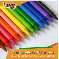 BIC Kids Colouring Crayons - Assorted Wallet of 24