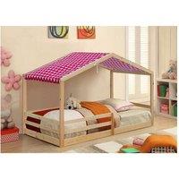 3Ft Wooden House Bed With Tent Options