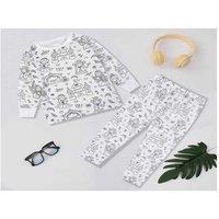 Diy Hand Painted Colorable Pajamas Set For Kids