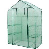 Walk-In Greenhouse With 4 Shelves - Durable Storage Solution