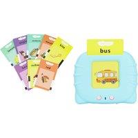Interactive Educational Talking Flash Cards Toy - 224 Words, Ages 2-6, Speech & Language Learning