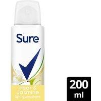 Sure Women Deo Spray Pear & Jasmine 200Ml, 3 Or 6 Packs - 48-Hour Protection