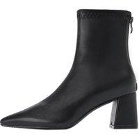 Unisex White Women'S High Heeled Boots - Chic Style In Two Colours