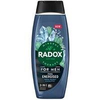 Radox 2-in-1 Moisturising Body Wash & Shampoo for Men - Eucalyptus & Marine Minerals, 450ml