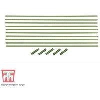 Heavy-Duty Garden Poles - 75Cm Length