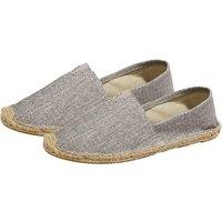 Unisex Brown Unisex Casual Slip-On Espadrille Flats - Breathable Summer Shoes, Flexible Rubber Sole