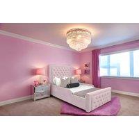 Kids' Plush Bed Frame With Mattress Option