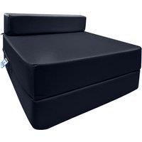 Fabric Foldout Single Sofa Bed - Jumbo Cord, Compact Z Bed, Modern Guest Chair (11 Colours)