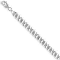 925 Sterling Silver 4Mm Curb Chain W/ Lobster Clasp, 16In