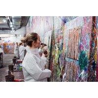 75 Minute Byob Splatter Art Painting Experience For 1-6 - Afternoon Tea Upgrade! Linlithgow - Perfect For Father'S Day