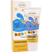 Kids' SPF 50 Hydrating Sunscreen Lotion - Aloe Vera & Vitamin E, Broad-Spectrum, For Sensitive Skin
