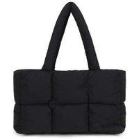 Lightweight Puffer Tote Bag Women Quilted Puffy Satchel Handbag