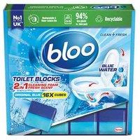 Bloo Toilet Block Blue Water Cleaner 800G - Long-Lasting, Limescale Prevention