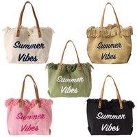 Large Canvas Beach Tote Bag - 5 Colours